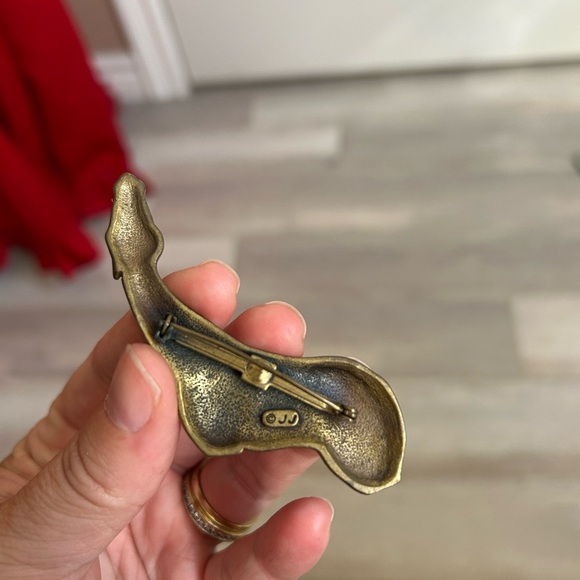 4/$100 JJ stamp 1980 Gold Giraffe animal brooch 🦒 - Picture 6 of 7